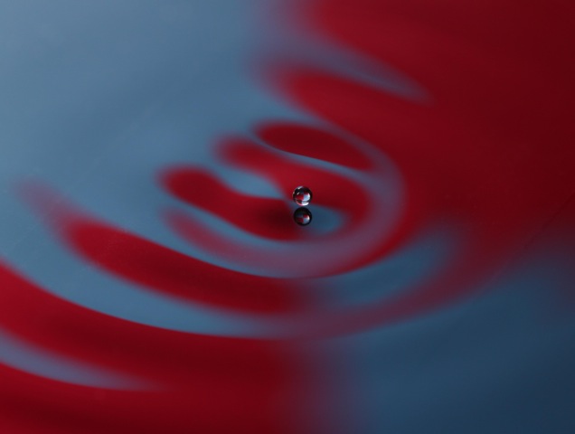 Bouncing droplet